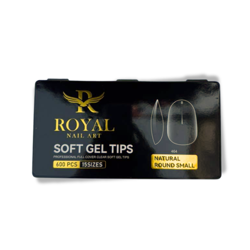 Round Gel Tips Royal Natural Round Small Soft Gel Tip – Royal Nail Art